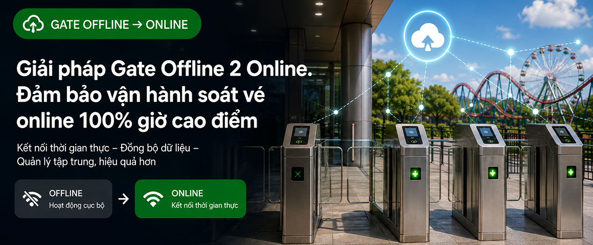 Giải pháp RX nâng cấp hệ thống Gate từ Offline sang Online